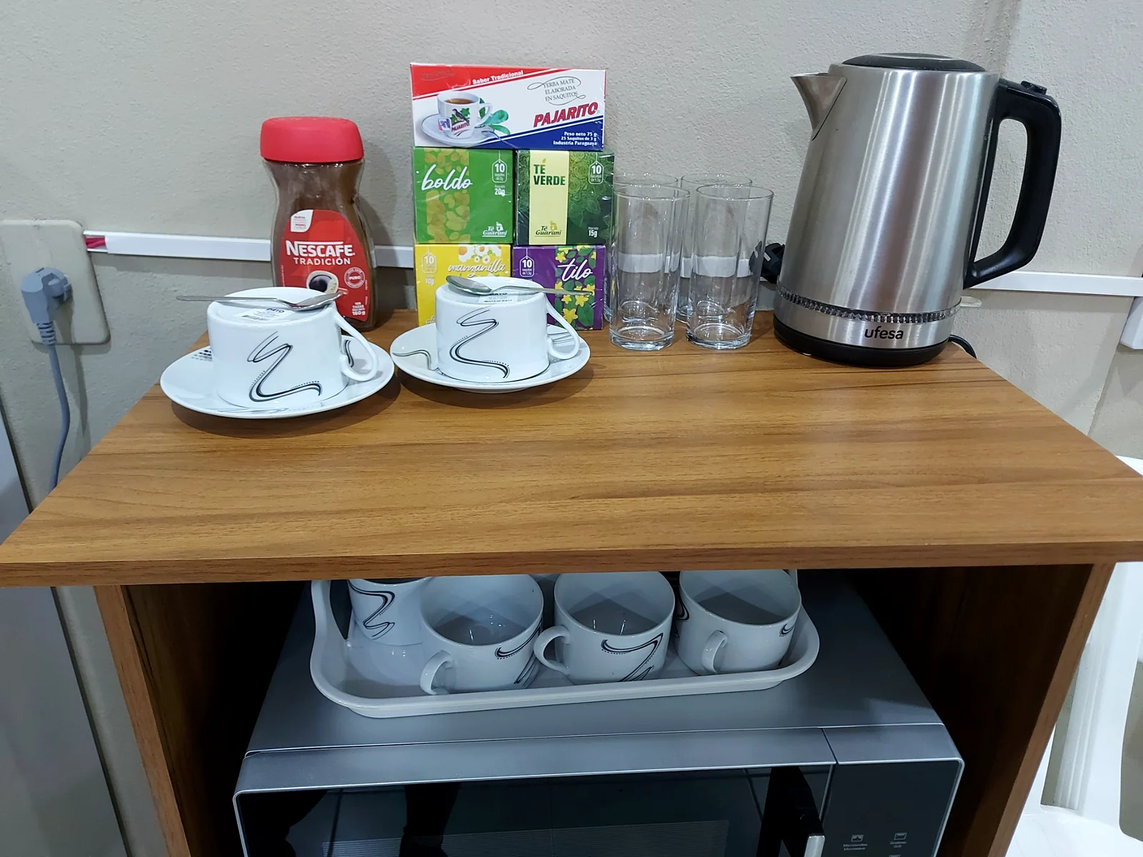 Espacio de café y cortesía