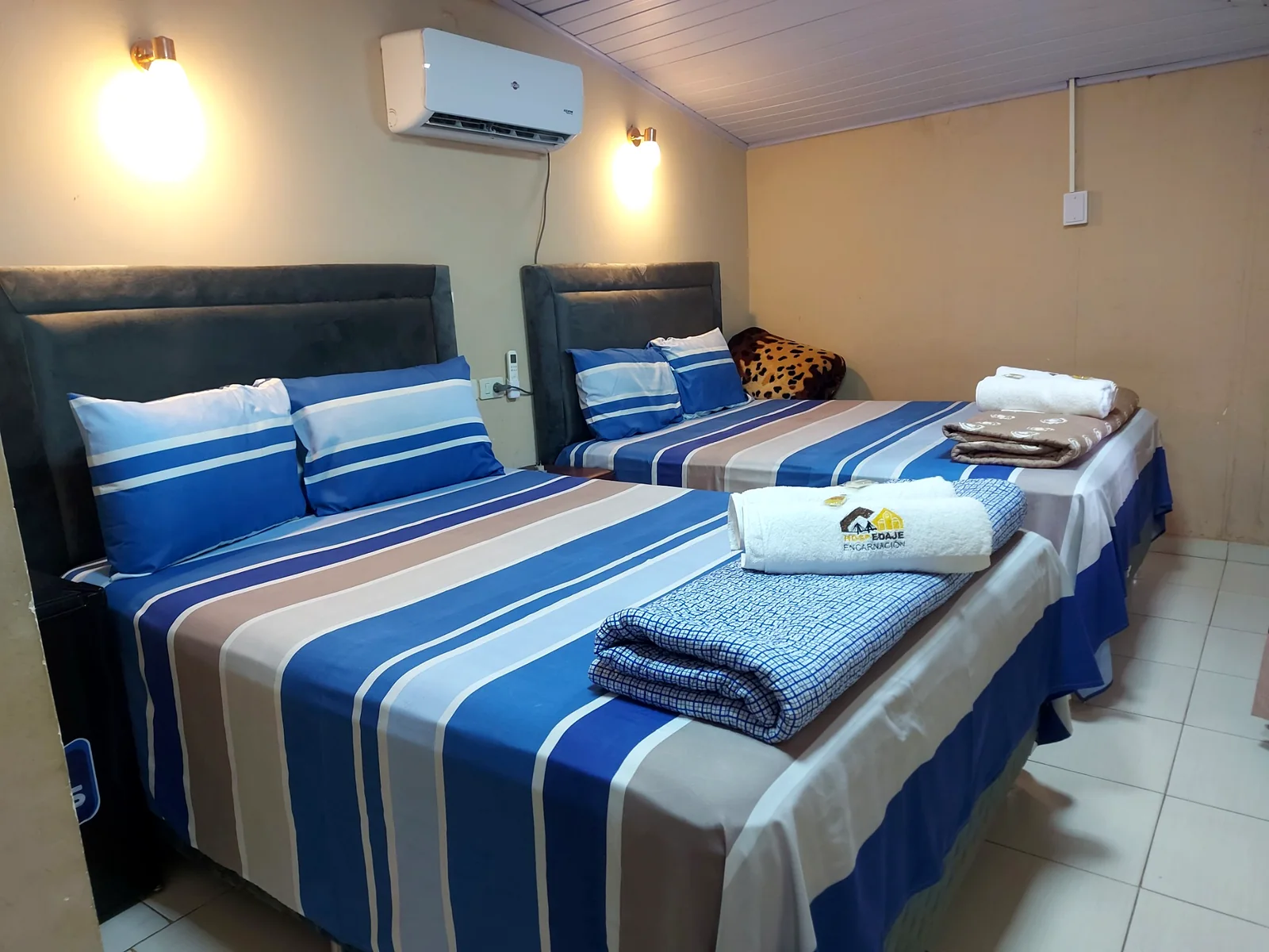 Habitación con dos camas en Hospedaje Encarnación